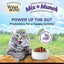 Alimento liofilizado para gatos Mix & Munch, crudo, alto en proteínas, sin cereales, con carne de res y pescado de mar, bolsa de 355 g