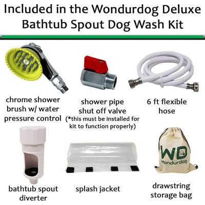 Deluxe Bathtub Spout Dog & Cat Wash Kit