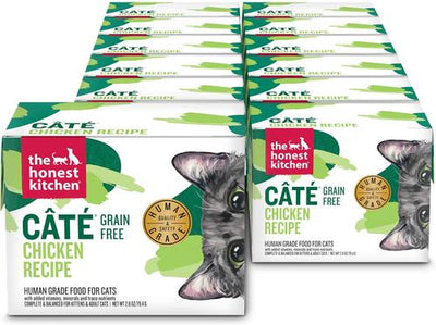 Cate Grain-Free Chicken Pate Wet Cat Food, 2.8-oz, case of 12