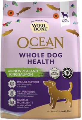 Ocean New Zealand Whole Dog Health Adult Grain-Free King Salmon Dry Dog Food, 4-lb bag