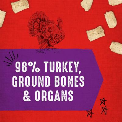 Carnivore Crunch Cage-Free Turkey Recipe Freeze-Dried Raw Dog Treats, 3.25-oz bag