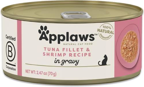 Tuna & Shrimp in Gravy Limited Ingredient Canned Wet Cat Food, 2.47-oz can, case of 24