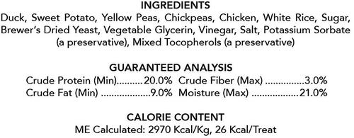 Grillers Duck Recipe Dog Treats, 10-oz bag