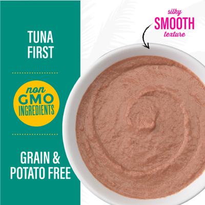 Luau Velvet Mousse Tuna & Chicken Grain-Free Wet Cat Food, 2.8-oz pouch, case of 12