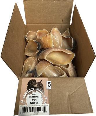 Large Cow Hooves Dog Chews, 5-lb bag