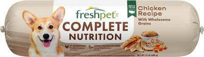 Complete Nutrition Chicken Recipe Fresh Dog Food, 1.5-lb roll, case of 8