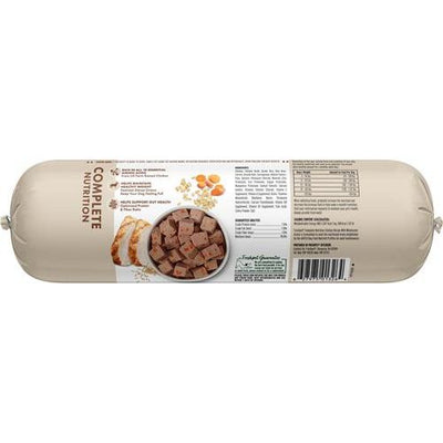 Alimento fresco para perros Complete Nutrition Chicken Recipe, rollo de 1.5 lb, caja de 8