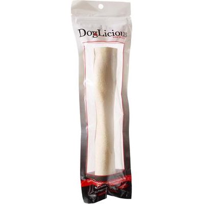 Rollo de golosinas de cuero crudo DogLicious de 8" para perros Retriever