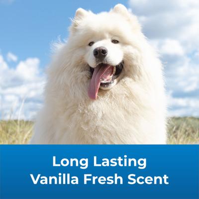 Fresh 'n Clean Whitening Snowy-Coat Dog Shampoo, Vanilla Scent, 18-fl oz bottle