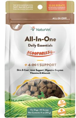 Scoopables All-In-One 4-in-1 Support Dog Supplement, 11-oz bag