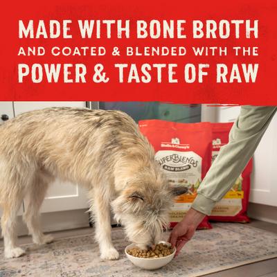 SuperBlends Raw Blend Wholesome Grains Cage-Free Chicken & Duck Recipe with Superfoods Dry Dog Food, 21-lb bag