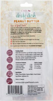 Daily Dish Smoothies Peanut Butter Flavored Lickable Dog Treats, 0.5-oz tube, 4 count