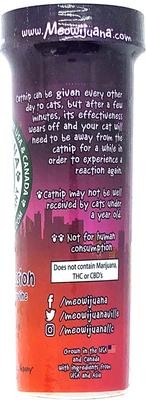 Bundle: Meowijuana Purrple Passion Catnip & Silvervine Blend Catnip, 0.917-oz bottle + Meowijuana Refillable Get Smoked Catnip Fish Cat Toy