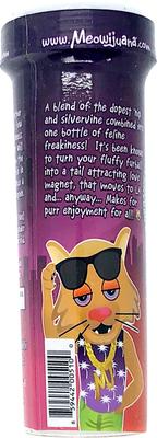Bundle: Meowijuana Purrple Passion Catnip & Silvervine Blend Catnip, 0.917-oz bottle + Meowijuana Refillable Get Smoked Catnip Fish Cat Toy