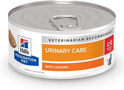 c/d Multicare Stress Urinary Care with Chicken Wet Cat Food, 5.5-oz can, 24 count