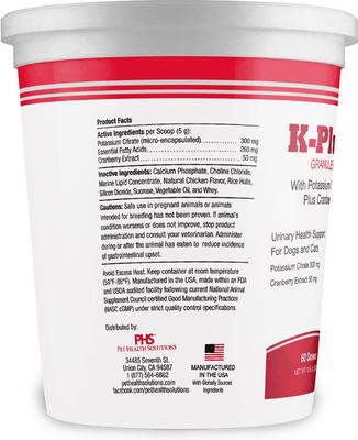 Potassium Citrate Plus Cranberry Granules for Dogs & Cats, 300g