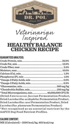 Healthy Balance Chicken Recipe Dry Dog Food, 24-lb bag