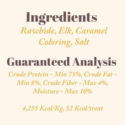 Chew! Premium Crunchy Elk Recipe Grain-Free Dog Treats, 4.5-oz bag