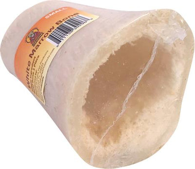 White Beef Bone Dog Treats, 3-in