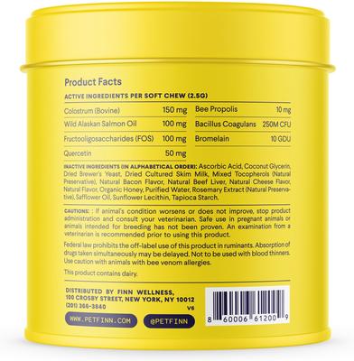 Allergy & Itch Beef Liver Flavored Soft Chew Allergy Supplement for Dogs, 90 count