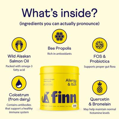 Allergy & Itch Beef Liver Flavored Soft Chew Allergy Supplement for Dogs, 90 count