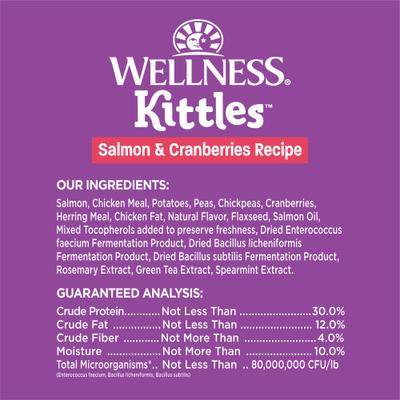 Bundle: Wellness Healthy Indulgence Gravies Grain-Free Variety Pack Food Pouches + Kittles Grain-Free Salmon & Cranberries Recipe Crunchy Cat Treats