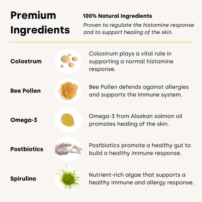 Itch & Allergy Turkey & Salmon Flavored Chews Allergy Supplement for Dogs, 90 count