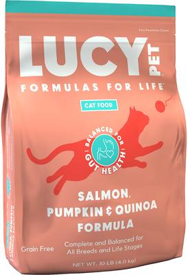 formulas for Life Salmon, Pumpkin & Quinoa formula Grain-Free Dry Cat Food, 10-lb bag