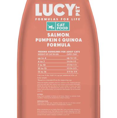 formulas for Life Salmon, Pumpkin & Quinoa formula Grain-Free Dry Cat Food, 10-lb bag