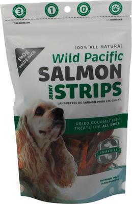 Wild Pacific Salmon Value Pack High-Protein Grain-Free Air-Dried Dog Treats, 4.94-oz bag
