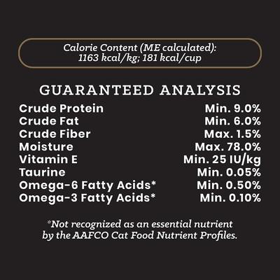 Turkey & Salmon Dinner Pate Wet Cat Food or Topper, 5.5-oz, case of 24