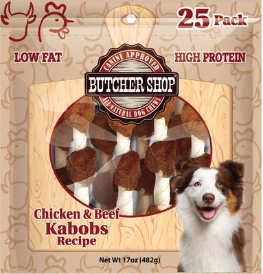 5-in Chicken & Beef Kabobs Recipe Dog Jerky Treat, 17-oz bag