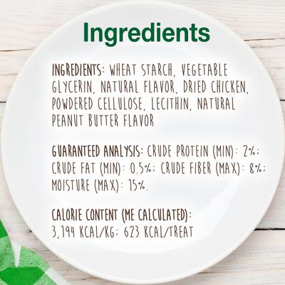 Healthy Edibles All-Natural Long Lasting Peanut Butter Flavor Dog Chew Treats, 1 count, X-Large/Souper