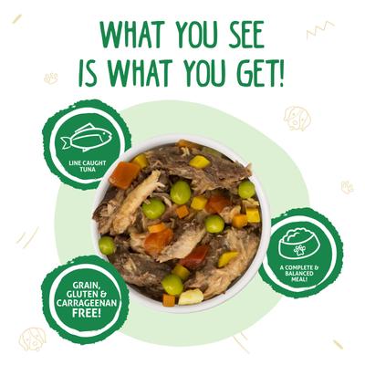 Bundle: Weruva Cirque De La Mer with Tuna & Veggies in Pumpkin Soup + Marbella Paella with Mackerel & Pumpkin in Aspic Canned Dog Food