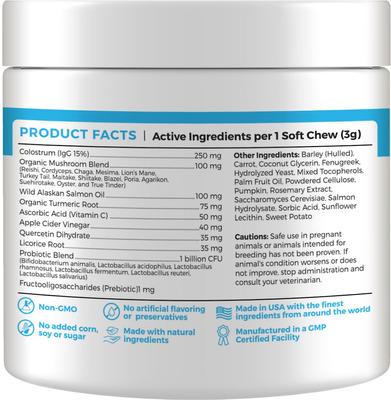 Allergy & Immune System Defense Soft Chew Dog Supplement, 90 count