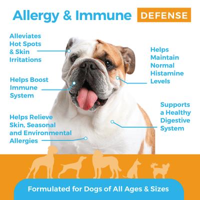 Allergy & Immune System Defense Soft Chew Dog Supplement, 90 count