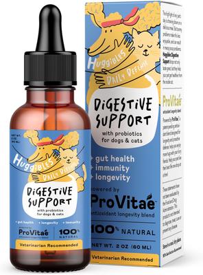Digestive Support with Probiotics Chicken Flavored Liquid Digestive Supplement for Dogs & Cats, 2-fl oz bottle