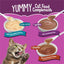 Seafood & Poultry Variety Pack Lickable Gravy Cat Food Complement, case of 24