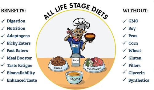 Holistic Super Food Broth Immune Support Beef Flavor Concentrate Powder Beef Flavor Dog & Cat Supplement, 4.5-oz bag