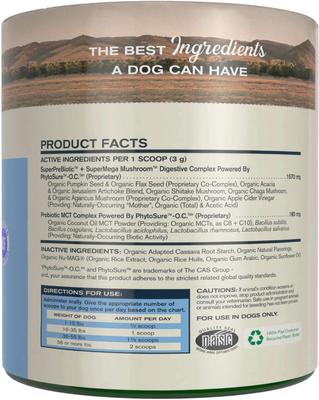 Super Gut Biotics Healthy Digestion Powder Supplement for Dogs, 3.17-oz can