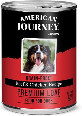 Bundle: American Journey Beef Recipe + Beef & Chicken Recipe Canned Dog Food