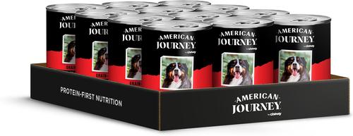 Bundle: American Journey Beef Recipe + Beef & Chicken Recipe Canned Dog Food