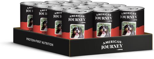 Bundle: American Journey Beef Recipe + Beef & Chicken Recipe Canned Dog Food