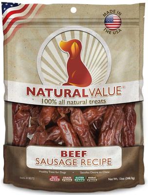 Natural Value Beef Dog Jerky Treat, 13-oz bag