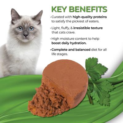 Fine Dining Mousse Chicken with Pumpkin Entree Wet Cat Food, 2.47-oz can, case of 24