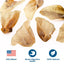 Natural Cow Ear Dog Chews, 12 count