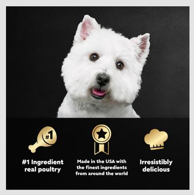 Poultry Variety Pack with Real Chicken, Turkey & Duck Grain-Free Small Breed Adult Wet Dog Food Trays, 3.5-oz, case of 24