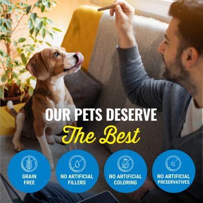 Masticable de lujo para perros con receta de pollo de 7" de larga duración y sin piel