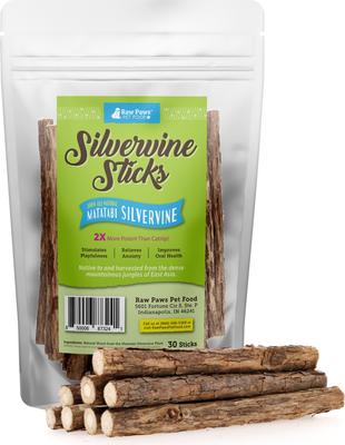 Juguete masticable para gatos Silvervine Sticks, 30 unidades