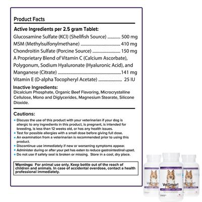 Early Stage Chewable Tablet Joint Supplement for Dogs, 60 count